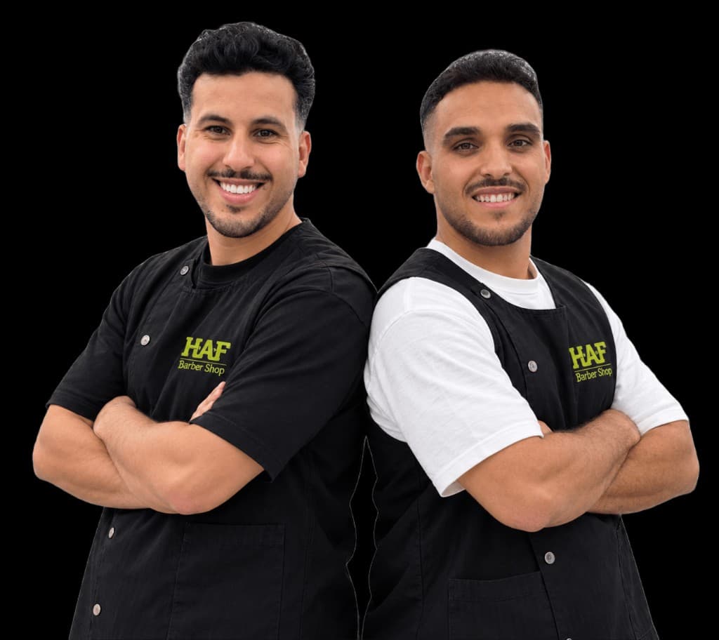 El equipo de HAF Barber Shop